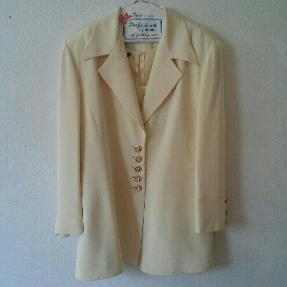 Silk 3 Piece Skirt Suit